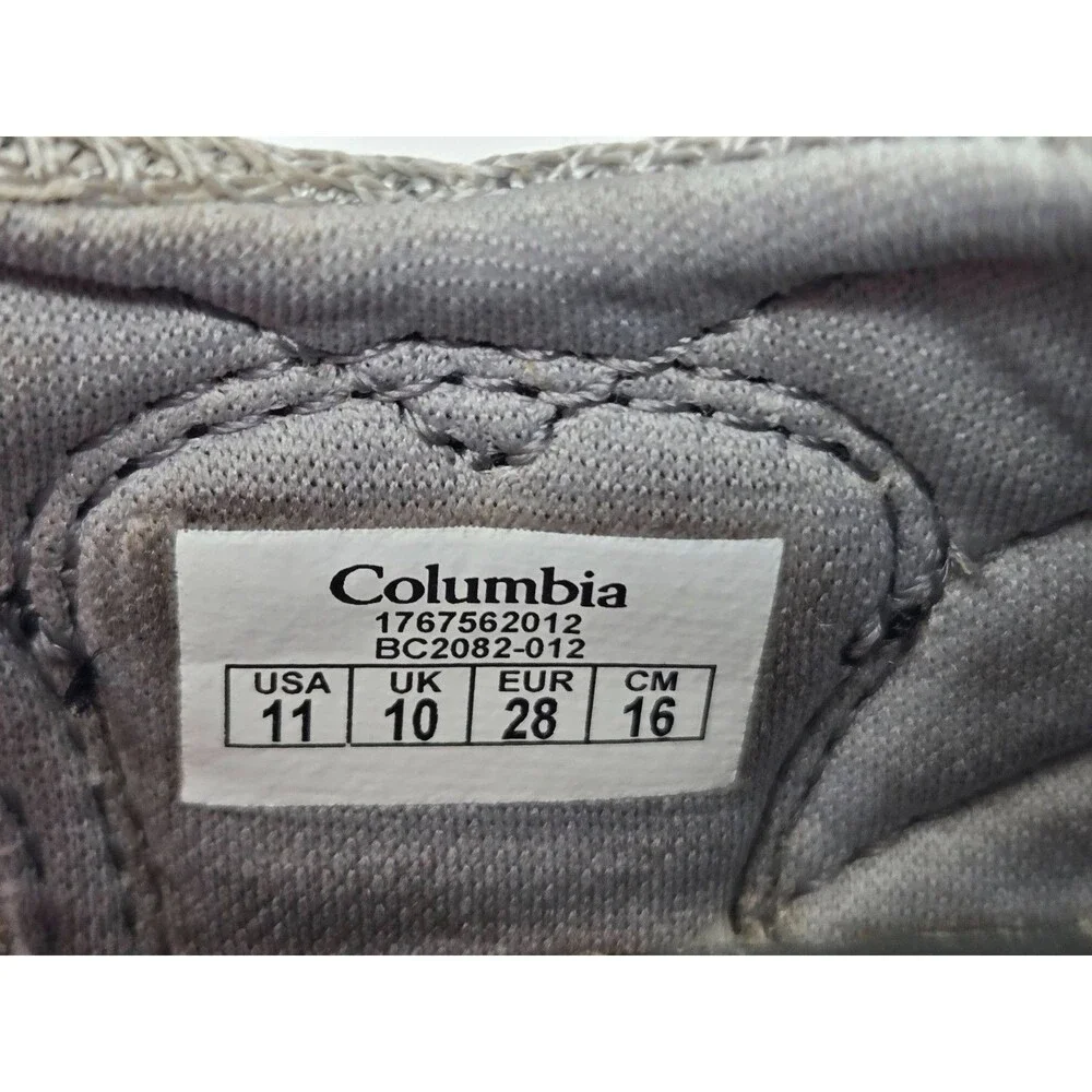 Columbia Toddler Boys Fisherman Sandals Sz 11 Black Gray Outdoor Water Shoes